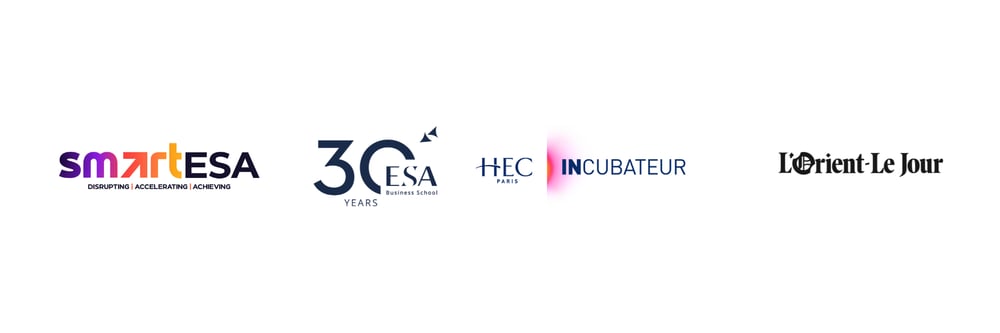 Logos SmartESA - ESA - HEC Incubateur - LOLJ