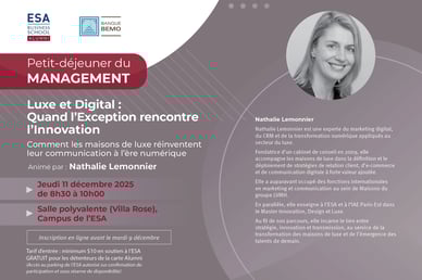 Petit-Déjeuner du management Nathalie Lemonnier 11.12.25